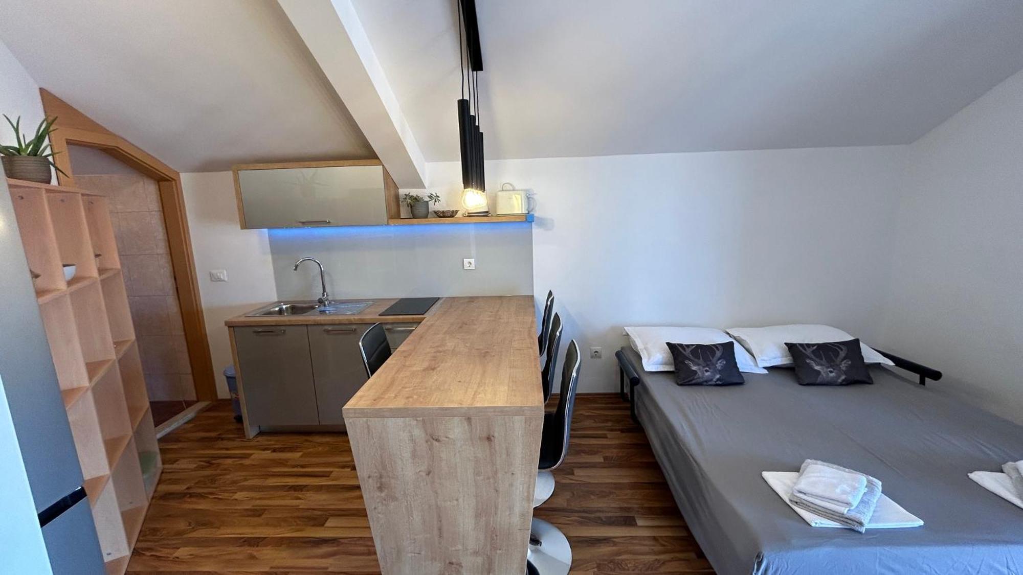 Apartman Senka Podgora Esterno foto