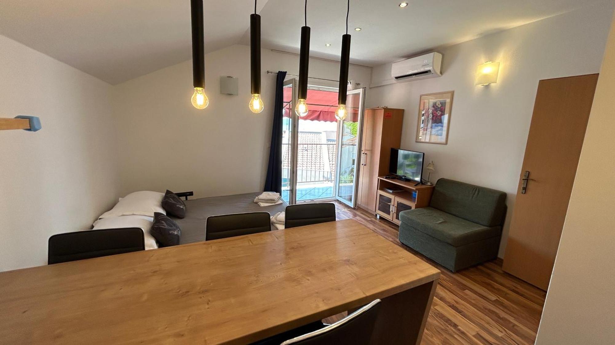 Apartman Senka Podgora Esterno foto