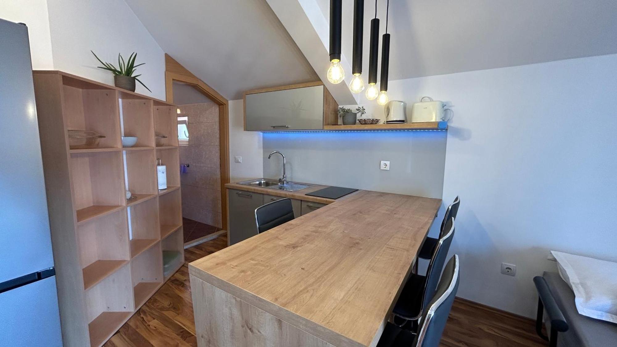Apartman Senka Podgora Esterno foto