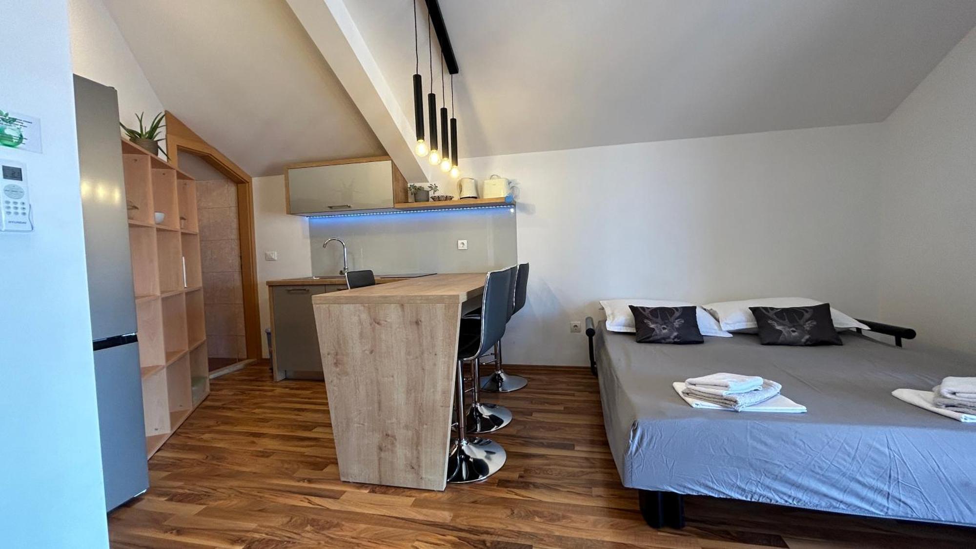 Apartman Senka Podgora Esterno foto
