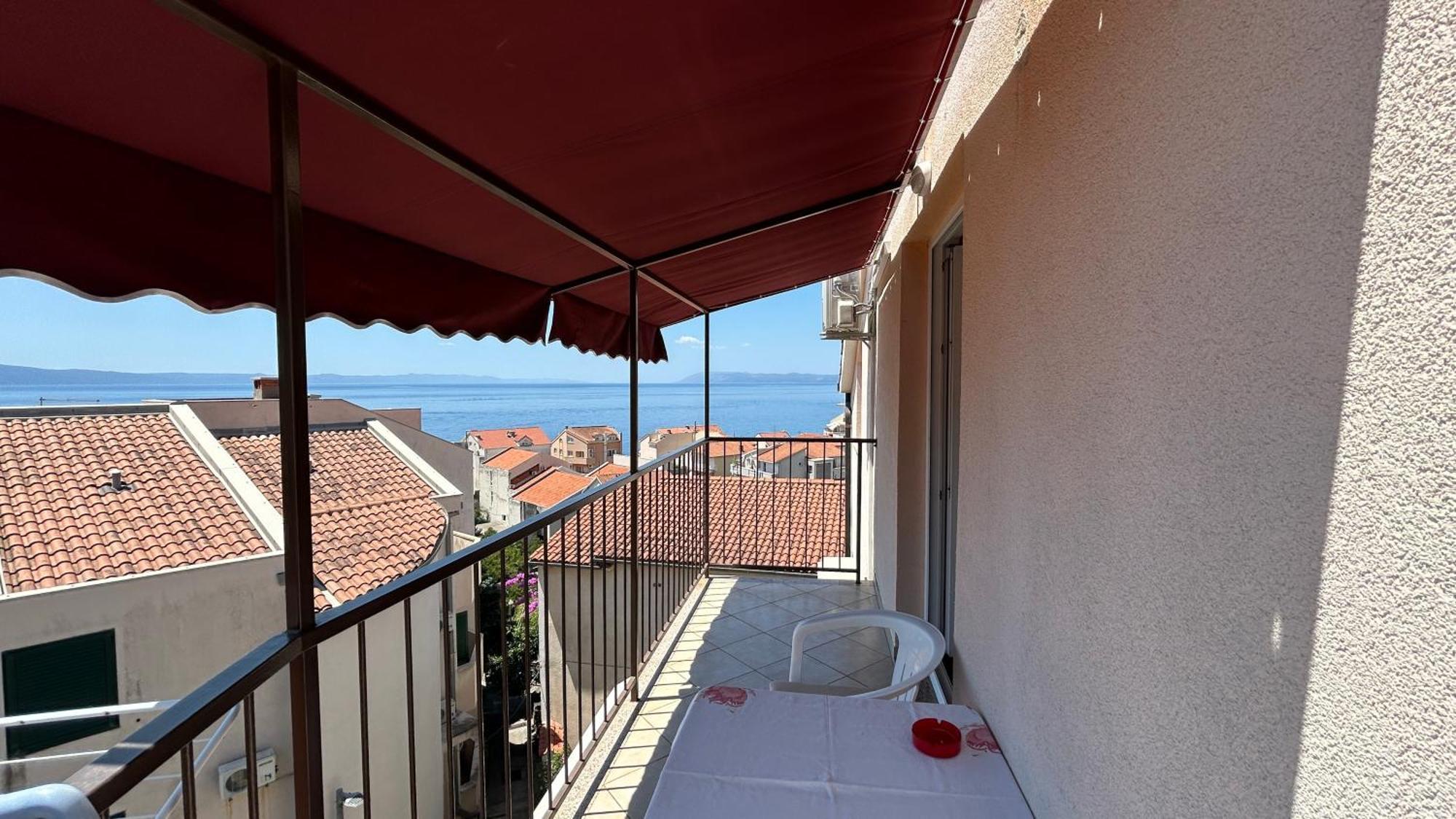 Apartman Senka Podgora Esterno foto